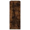vidaXL Console Table Smoked Oak 100x35x90 cm Engineered Wood