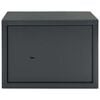 vidaXL Safe Box with Lock Dark grey 35 x 25 x 25 cm Steel