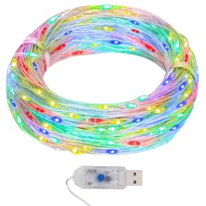 vidaXL LED Micro Fairy String Lights 40m 400 LED Colourful 8 Function