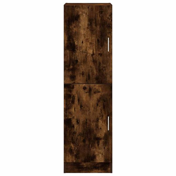 vidaXL Kitchen Cabinet Smoked Oak 38x41.5x131.5 cm Engineered Wood