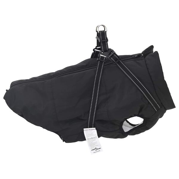 vidaXL Dog Coat Black L48