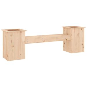 vidaXL Planter Bench 184.5x39.5x56.5 cm Solid Wood Pine