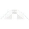 vidaXL Greenhouse with Steel Frame White 88 m&sup2; 22x4x2 m