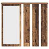 vidaXL Wall-Mounted Coat Rack Old wood 84 x 10 x 80 cm Engineered wood