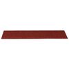 vidaXL Stair Mats Self-adhesive 30 pcs 76x20 cm Bordeaux Red Rectangular