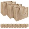 vidaXL Jute Handbags 50 Natural 26 x 22 x 14 cm 100% Tossa Jute
