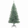 vidaXL Artificial Christmas Tree Snow Flocked with LED Light 180 cm