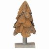 vidaXL Christmas Tree with Stand Brown 60 cm Solid teak wood