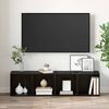 vidaXL TV Cabinet Set 4 pcs Black 37 x 35 x 37.5 cm Engineered Wood