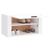 vidaXL Wall-mounted Shoe Cabinet White 70x35x38 cm Engineered Wood
