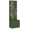 vidaXL Garden Privacy Screen Olive green 50 x 140 cm Cold-rolled steel