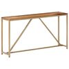 vidaXL Console Table 140x35x76 cm Solid Sheesham Wood