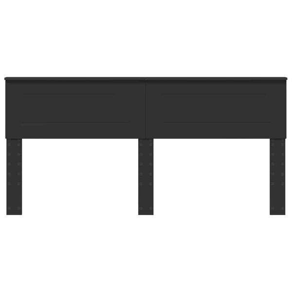 vidaXL Headboard Black Oak 200 cm Engineered wood