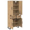 vidaXL Highboard with Drawer 2 pcs Artisan Oak 69.5 x 34 x 180 cm
