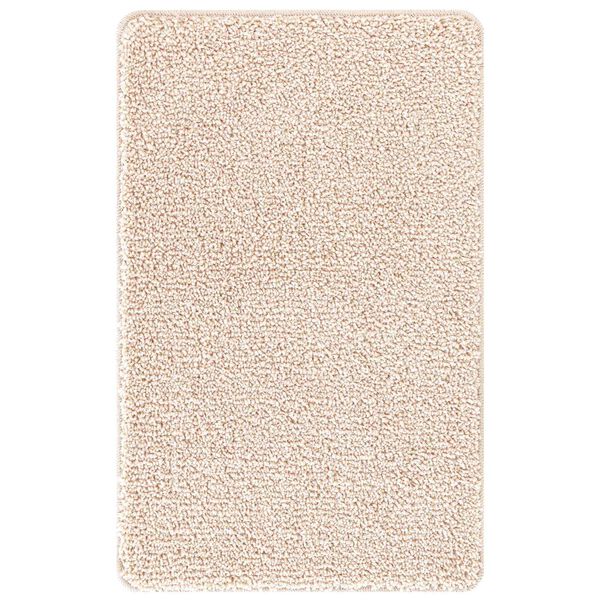 vidaXL Anti-slip Bath Mat Set 3 pcs Cream PP