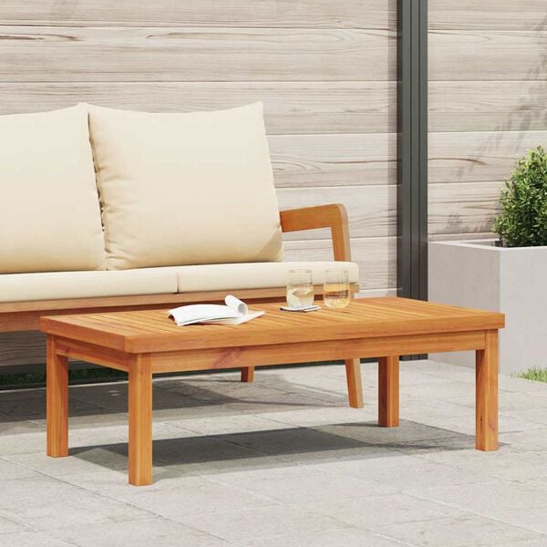 vidaXL Coffee Table 100x50x33 cm Solid Acacia Wood