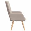 vidaXL Armchair Light Grey 62 x 67 x 95.5 cm Sherpa Fabric