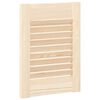 vidaXL Cabinet Doors Louvred Design 2 pcs 39.5x29.5 cm Solid Wood Pine