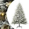 vidaXL Artificial Pre-lit Christmas Tree Green 180 cm PVC and PE