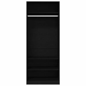 vidaXL Wardrobe Artisan Oak 80 x 50 x 200 cm Engineered Wood