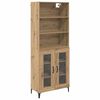 vidaXL Highboard Artisan Oak 69.5 x 34 x 180 cm Engineered Wood
