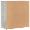 vidaXL Sideboards 2 pcs Concrete Grey 79x38x80 cm Engineered Wood