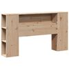 vidaXL Bookcase Bed without Mattress 120x200cm Solid Wood Pine