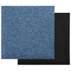 vidaXL Carpet 20 pcs Blue 50 x 50 cm 100% Polypropylene