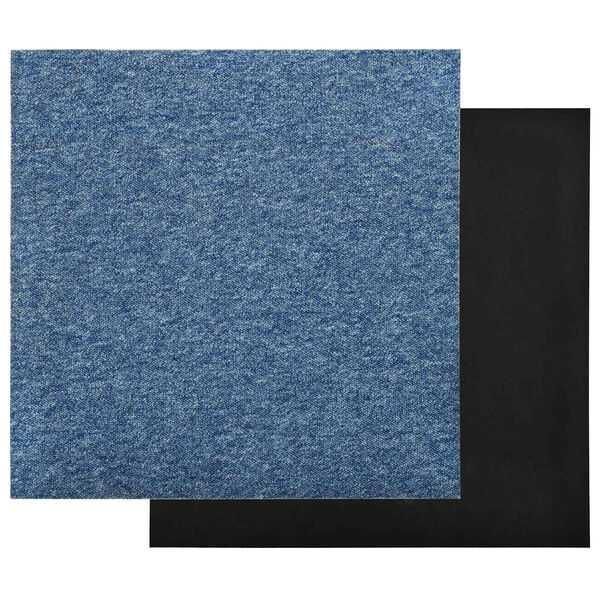 vidaXL Carpet 20 pcs Blue 50 x 50 cm 100% Polypropylene