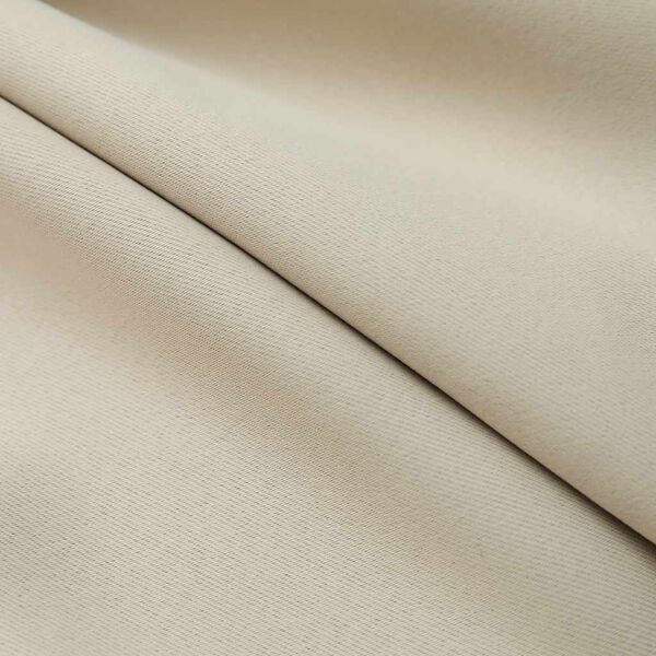 vidaXL Blackout Curtains with Hooks 2 pcs Beige 140x175 cm