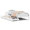 vidaXL Bed Frame without Mattress White 100x200 cm Solid Wood Pine