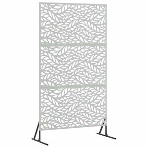 vidaXL Privacy Screen Grey 100 x 50 x 180 cm Steel