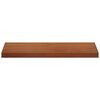 vidaXL Window Sill Brown Wood 80 x 50 x 4.5 cm PVC