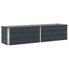 vidaXL Planter Anthracite 195 x 50 x 45 cm Galvanised Steel