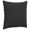vidaXL Sofa Pillows 2 pcs Black 60 x 60 cm Fabric