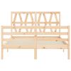 vidaXL Bed Frame without Mattress 140x200 cm Solid Wood