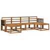 vidaXL Outdoor Sofa Set 6 pcs Natural Solid Acacia Wood