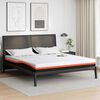 vidaXL Mattress White and Black 180 x 200 cm Gel-Infused Foam