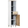 vidaXL Bathroom Cabinet 38x33.5x160 cm Solid Wood Mango