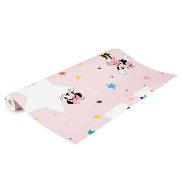 Noordwand Wallpaper Kids @ Home Rainbow Minnie Pink