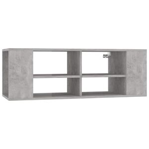 vidaXL Wall-Mounted TV Cabinet Concrete Grey 102x35x35 cm