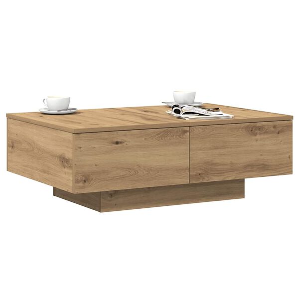 vidaXL Coffee Table Artisan Oak 90x60x31 cm Engineered Wood
