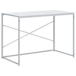 vidaXL Computer Desk White 110x60x70 cm Engineered Wood