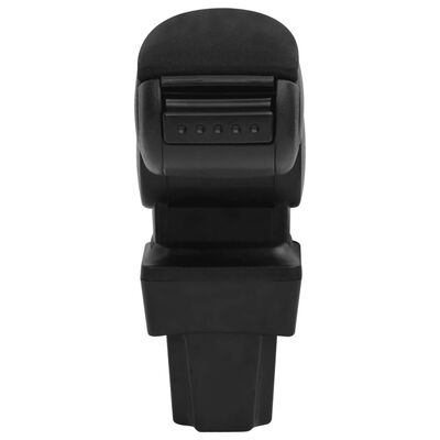 vidaXL Car Armrest Black 11.5x32x(30-50) cm ABS