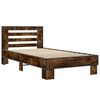 vidaXL Bed Frame without Mattress Smoked Oak 90x200 cm