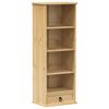 vidaXL CD Cabinet Corona 40x30x110 cm Solid Wood Pine