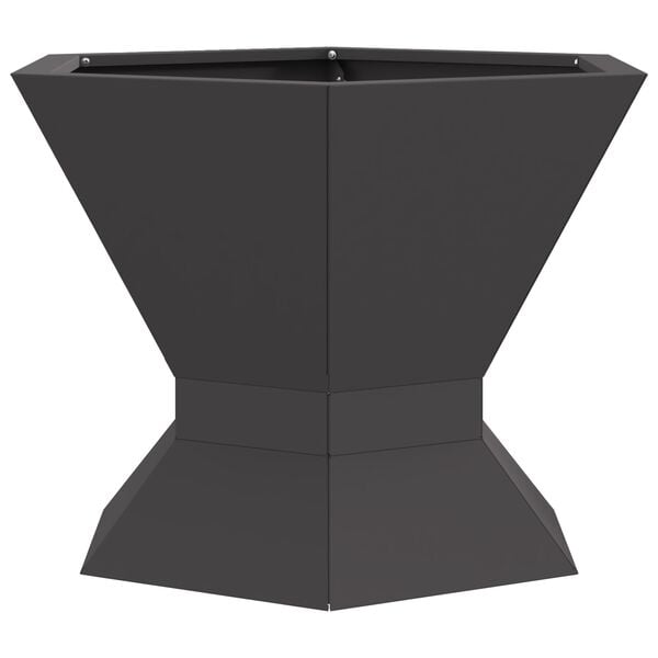 vidaXL Fire Pit Black 50 x 50 x 40 cm Steel