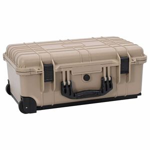 vidaXL Hard Case Sand 56 x 35 x 23 cm Polypropylene and ABS