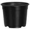 vidaXL Flower Pot 100 pcs Black &Oslash; 10 x 8 cm Plastic