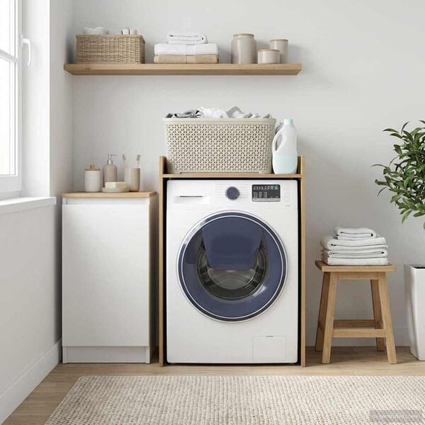 vidaXL Wash Machine Cabinet Artisian Oak 67.5 x 48 x 97 cm